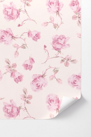 Rose Women LoveShackFancy Chateau Rose Peel And Stick Wallpaper Wallpaper | YJD-501439