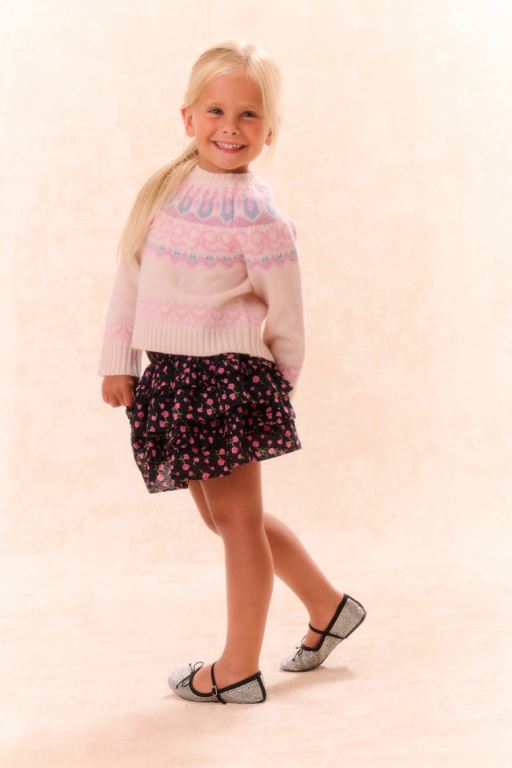 Confetti Cake Kids' LoveShackFancy Albine Wool Pullover Tops | WTH-279540