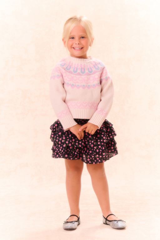Confetti Cake Kids' LoveShackFancy Albine Wool Pullover Tops | WTH-279540