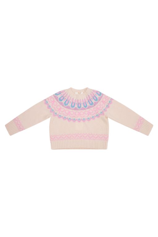 Confetti Cake Kids' LoveShackFancy Albine Wool Pullover Tops | WTH-279540