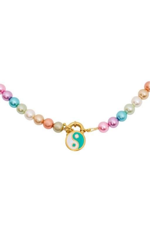 Multicolor Women LoveShackFancy Hypso Yin Yang Necklace Jewelry | CRT-903564