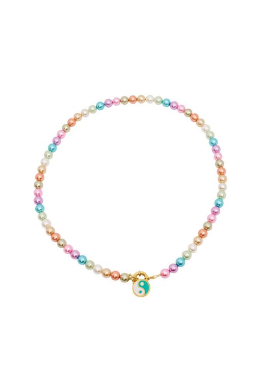 Multicolor Women LoveShackFancy Hypso Yin Yang Necklace Jewelry | CRT-903564