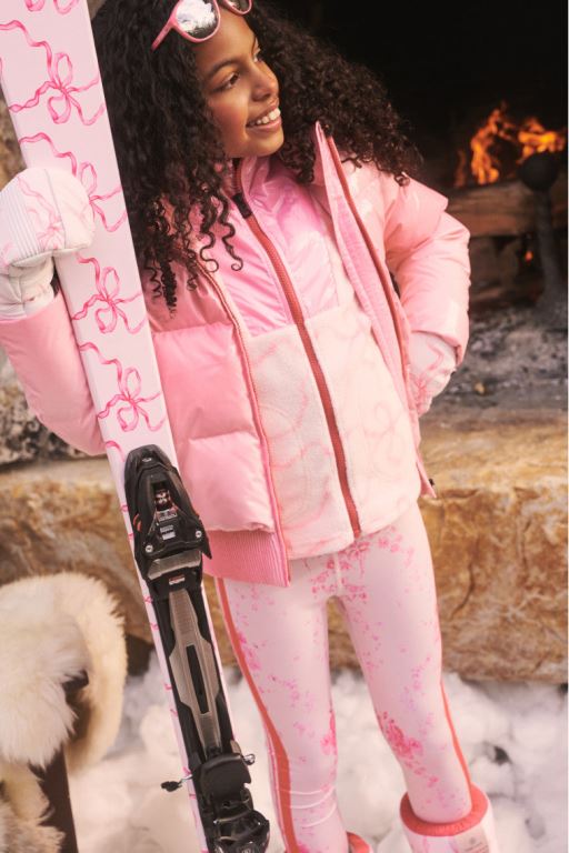 Pink Kids' LoveShackFancy Bogner Fire+ice X Loveshackfancy Jette Fleece Coats | MSH-176459