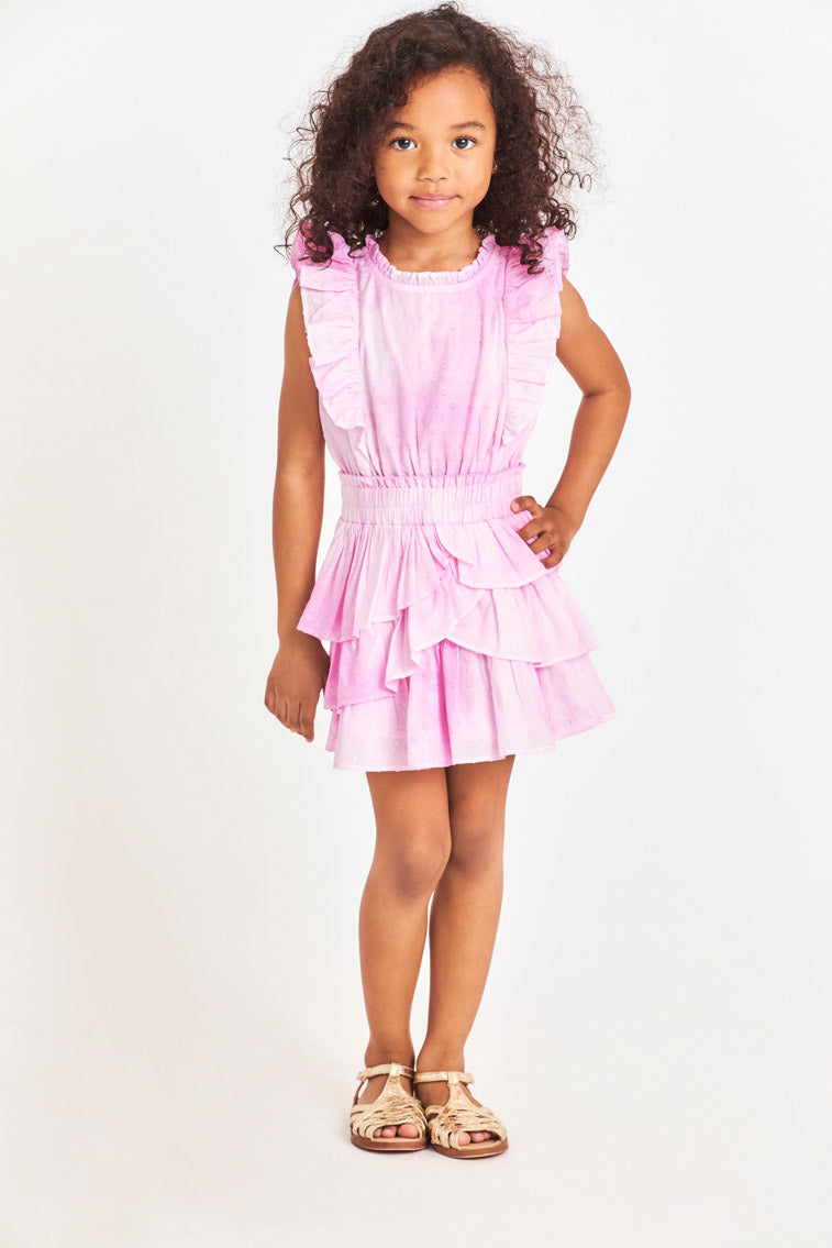 Pink Kids\' LoveShackFancy Decker Heritage Dress | NCG-621405