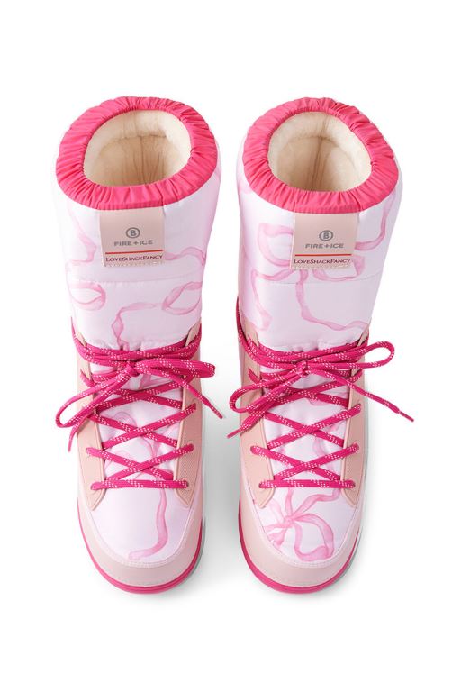Pink Women LoveShackFancy Bogner Fire+ice X Loveshackfancy Les Arc Boots | JPL-607382