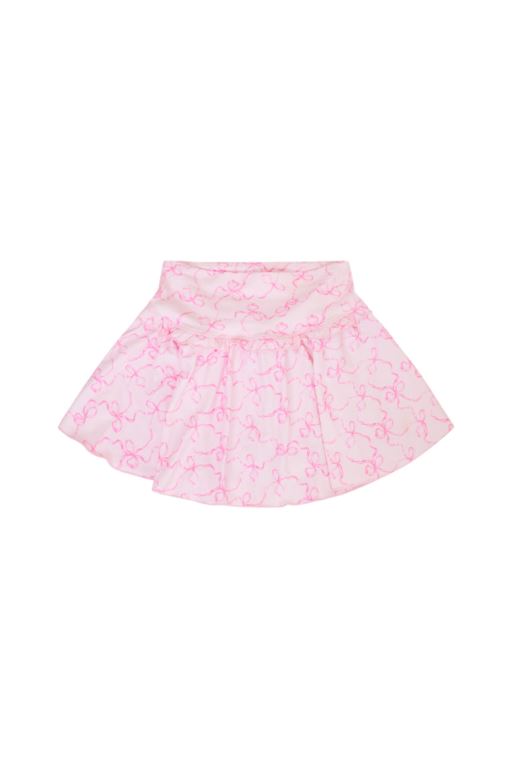 Pink Women LoveShackFancy Vanina Bow Print Active Skorts | CVO-503618