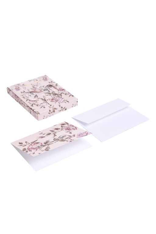 Purple Burgundy Women LoveShackFancy Lsf Card & Envelope Set Of 10 Tationery | KBS-796452