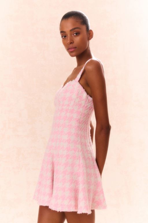 Rose Women LoveShackFancy Josalie Tweed Dress | RXM-261845