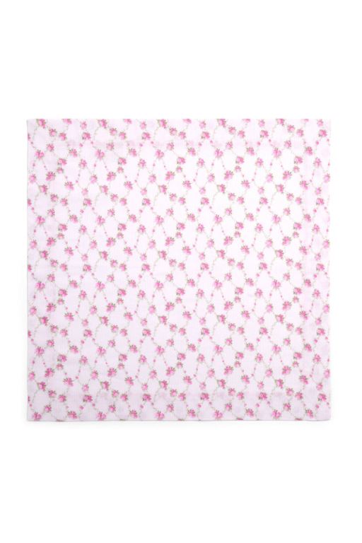 Water Lily And Misty Lace Women LoveShackFancy Floral Napkins Set Of 4 Tabletop | OVE-397820