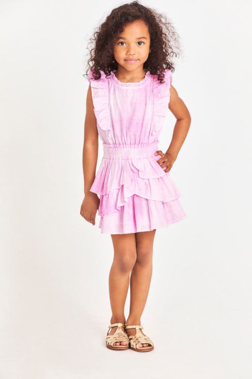 White Kids' LoveShackFancy Decker Heritage Dress | ZOF-235841