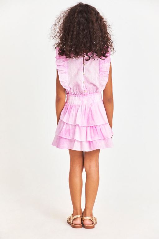 White Kids' LoveShackFancy Decker Heritage Dress | ZOF-235841