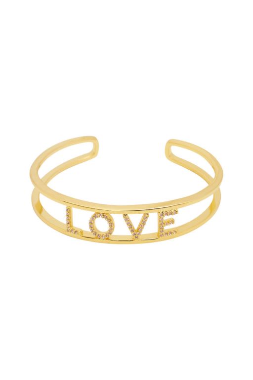 White Women LoveShackFancy Hypso Love Bangle Jewelry | IVN-653910